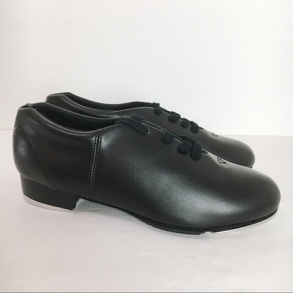 5W 5 WIDE Capezio Women's Fluid Black Lace‎ Up Tap Dance Shoes Style Model CG17 - Picture 2 of 13